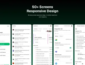 Thumb Responsive Design mobile and web screens preview