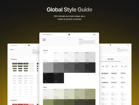 Desain UI/UX Serenia - Real Estate Management UI-Kit mockup