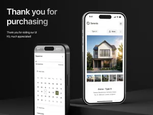 Thumb Desain UI/UX Serenia - Real Estate Management UI-Kit mockup