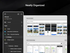Thumb Athouse mobile app UI kit final preview