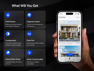 Thumb Athouse UI kit component and style guide overview