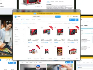Thumb Larees E-commerce store search results interface preview